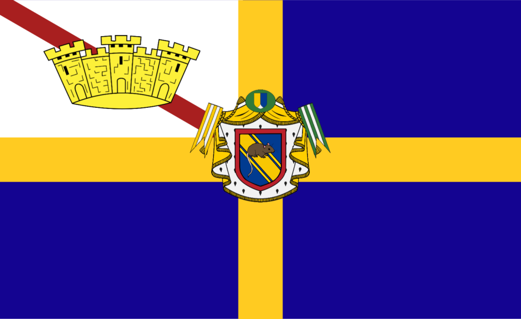 Drapeau du Royaume Des Sourisvilles, le plus récent.
Histoire