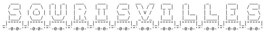 ASCII art, sourisvilles, train.
Le système ferroviaire 